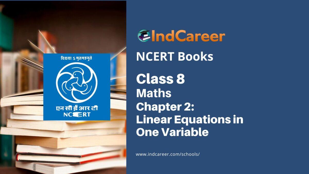 NCERT Book for Class 8 Maths Chapter 2 Linear Equations in One Variable