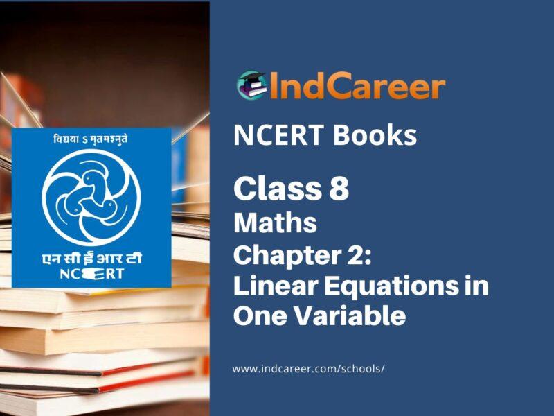 NCERT Book for Class 8 Maths Chapter 2 Linear Equations in One Variable
