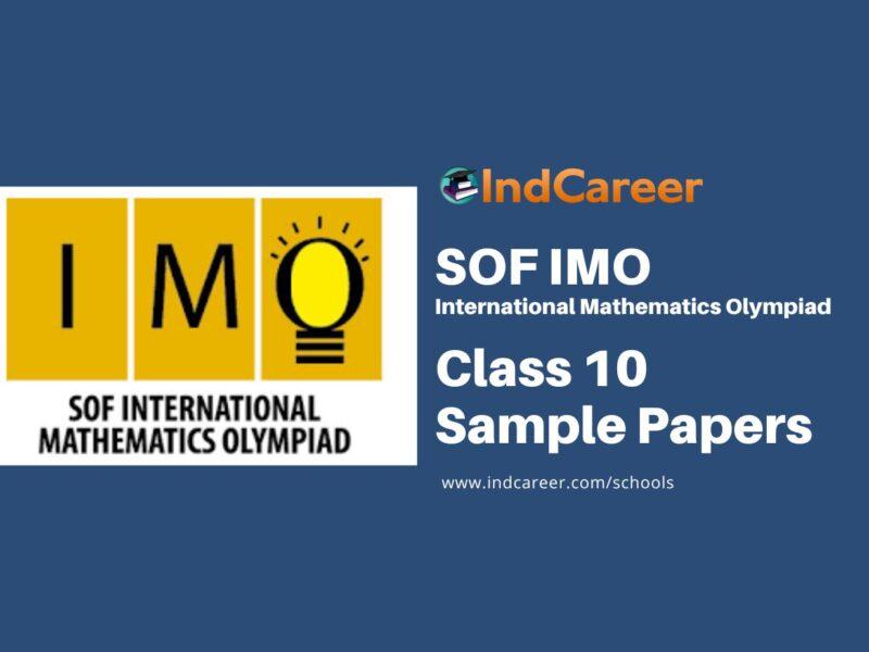 SOF IMO Sample Paper for Class 10