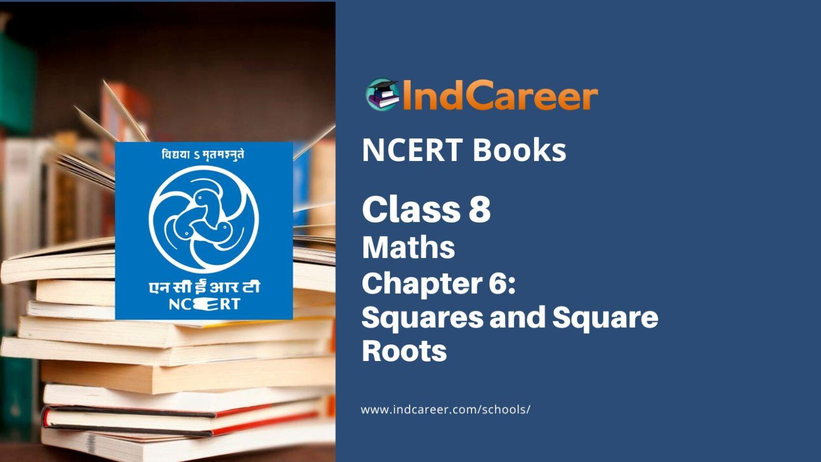 NCERT Book for Class 8 Maths Chapter 6 Squares and Square Roots