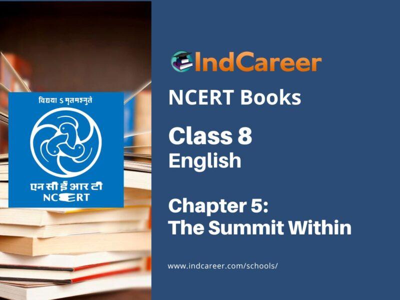 NCERT Book for Class 8 English Chapter 5 The Summit Within