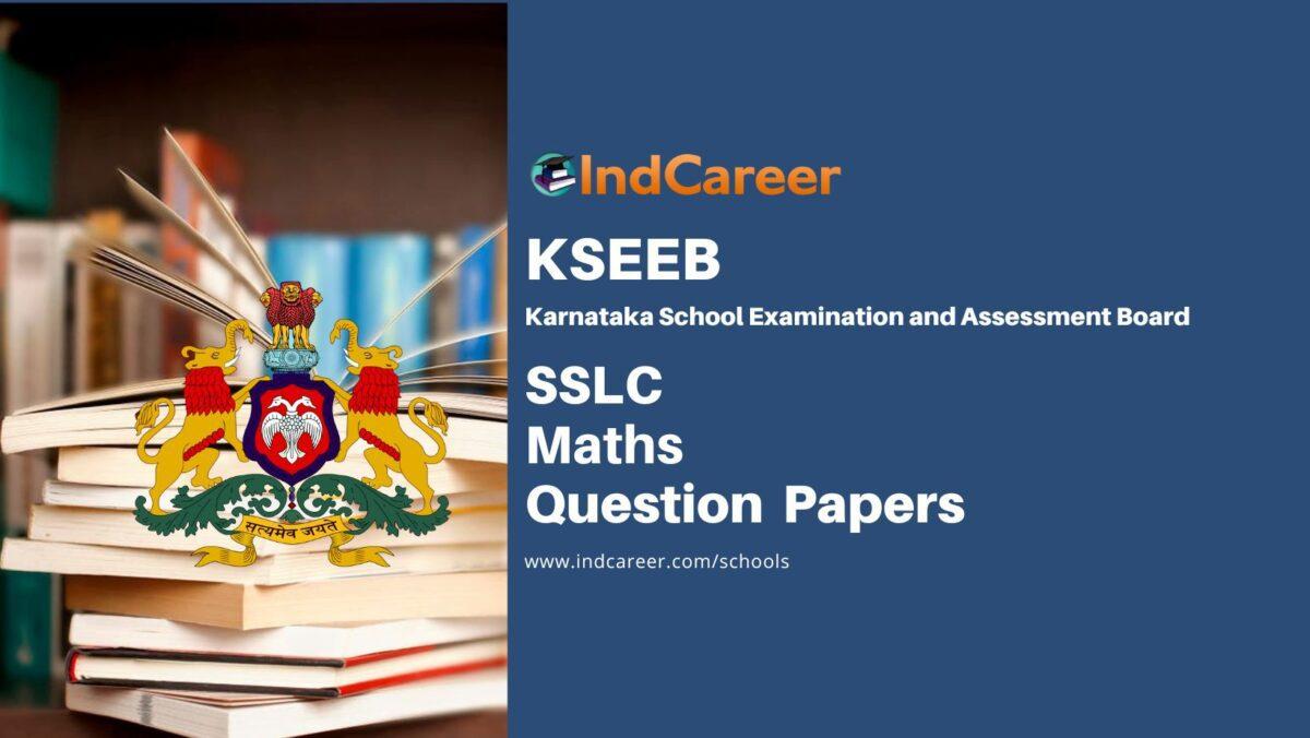Karnataka SSLC Maths Question Papers