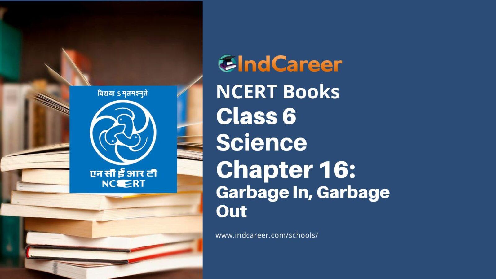 NCERT Book for Class 6 Science: Chapter 16-Garbage In, Garbage Out
