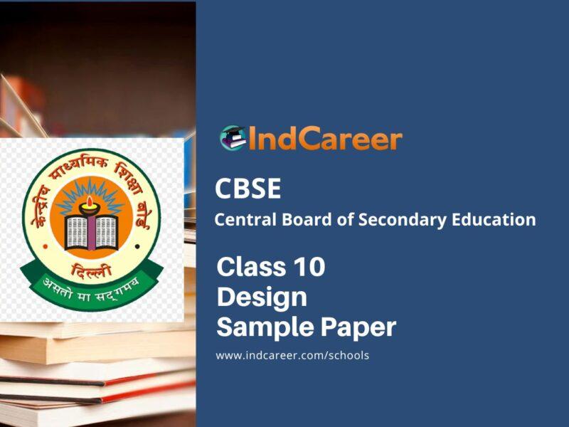 CBSE Class 10 Design Sample Paper