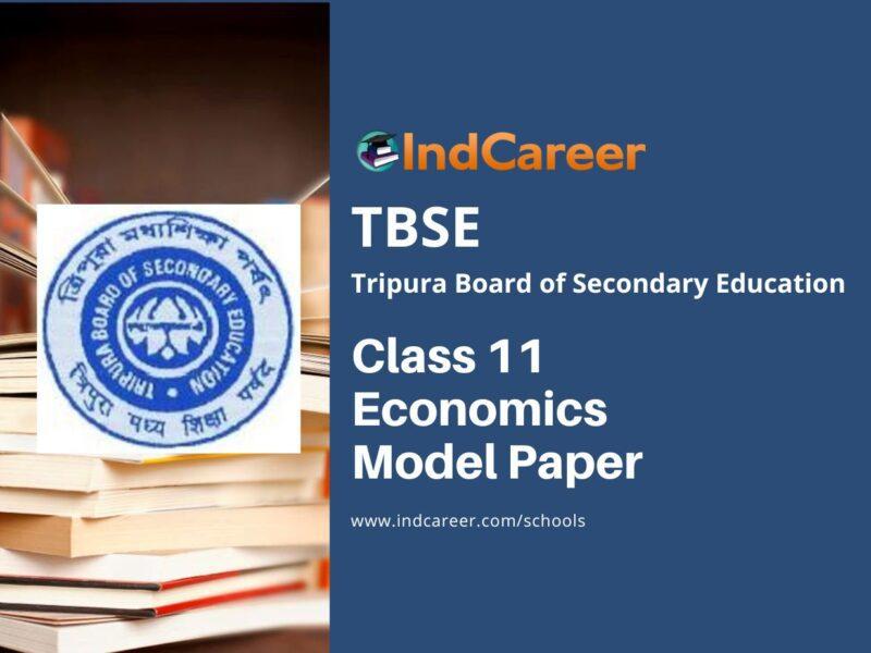TBSE Class 11 Economics Model Paper