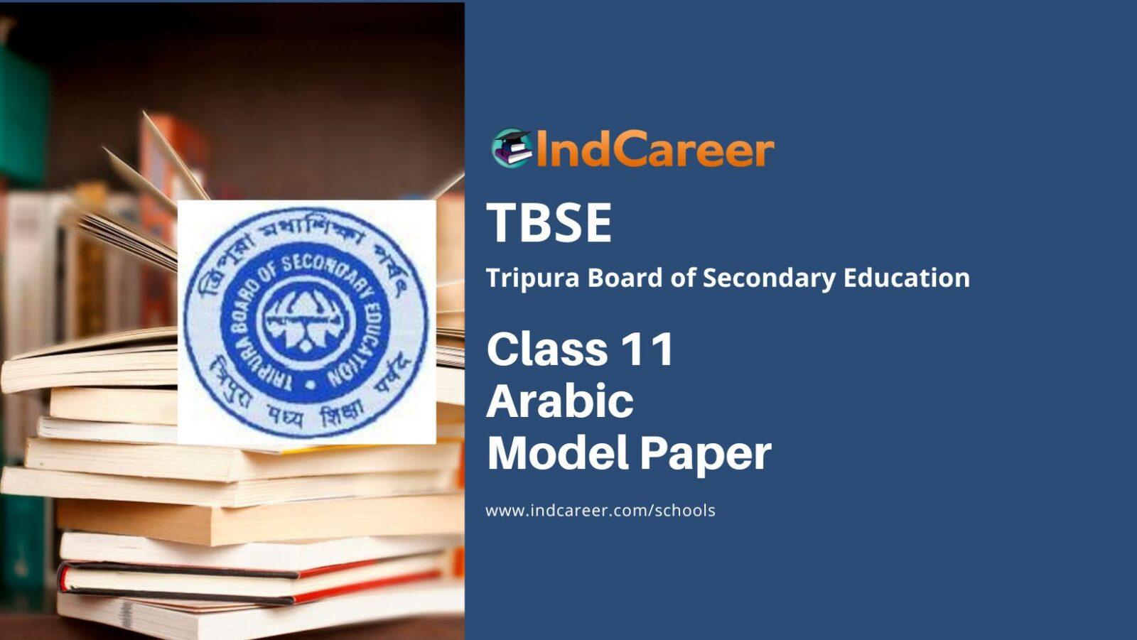 TBSE Class 11 Arabic Model Paper