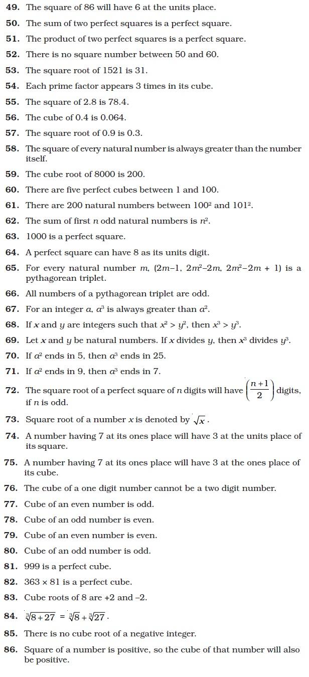 Square-Square Root and Cube-Cube Root/