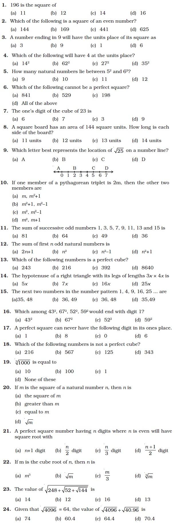Square-Square Root and Cube-Cube Root/