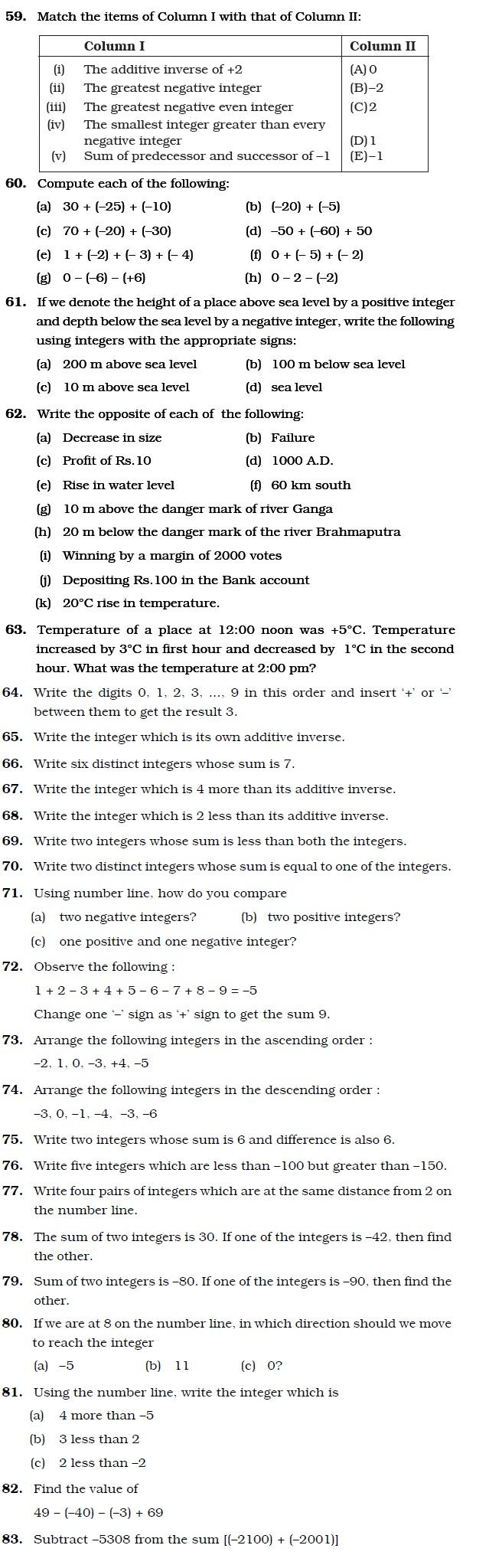 Integers/