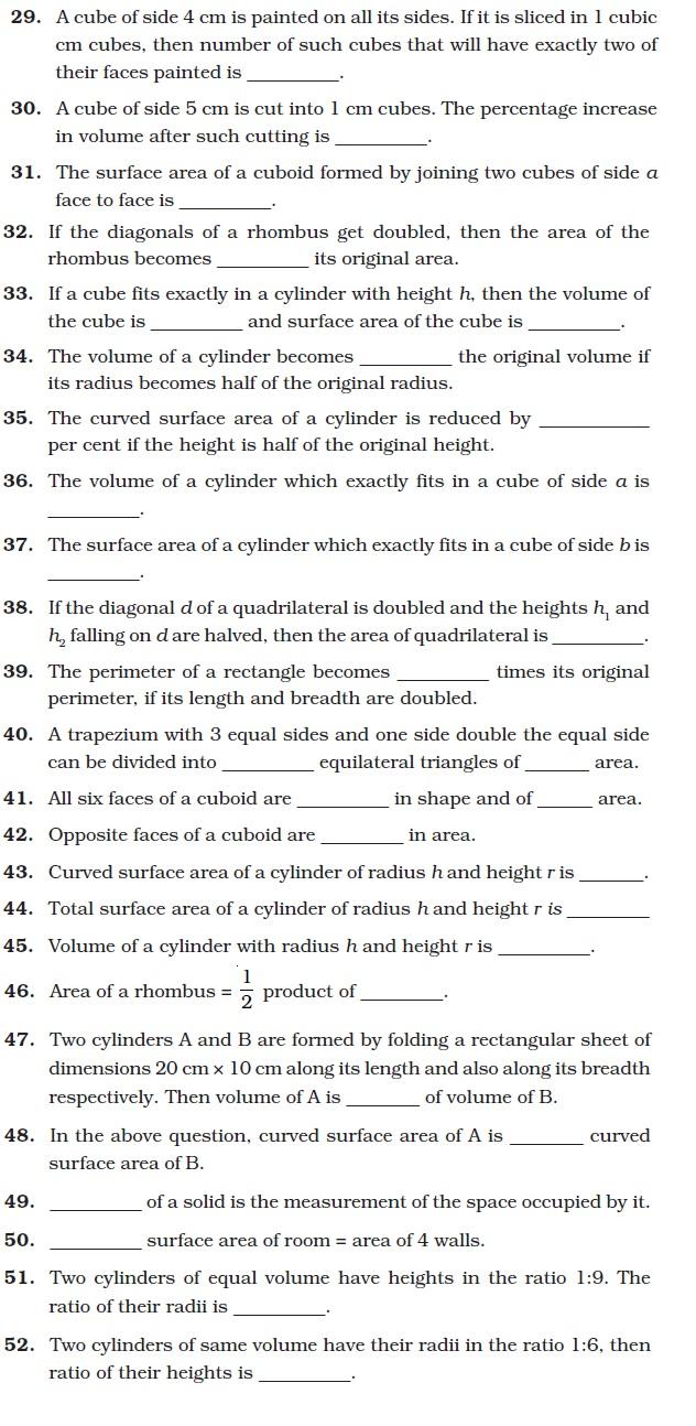 Mensuration/