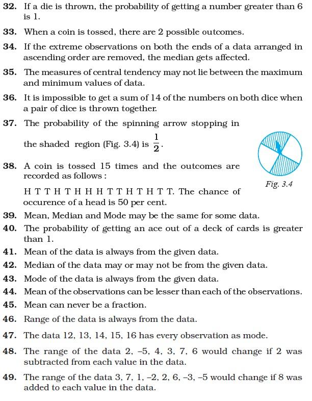 Class 7 Important Questions for Maths – Data Handling