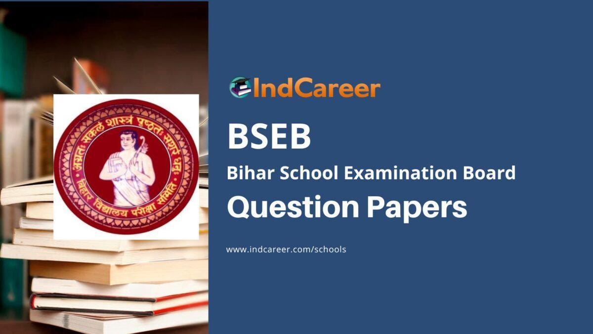 Bihar Board Question Papers