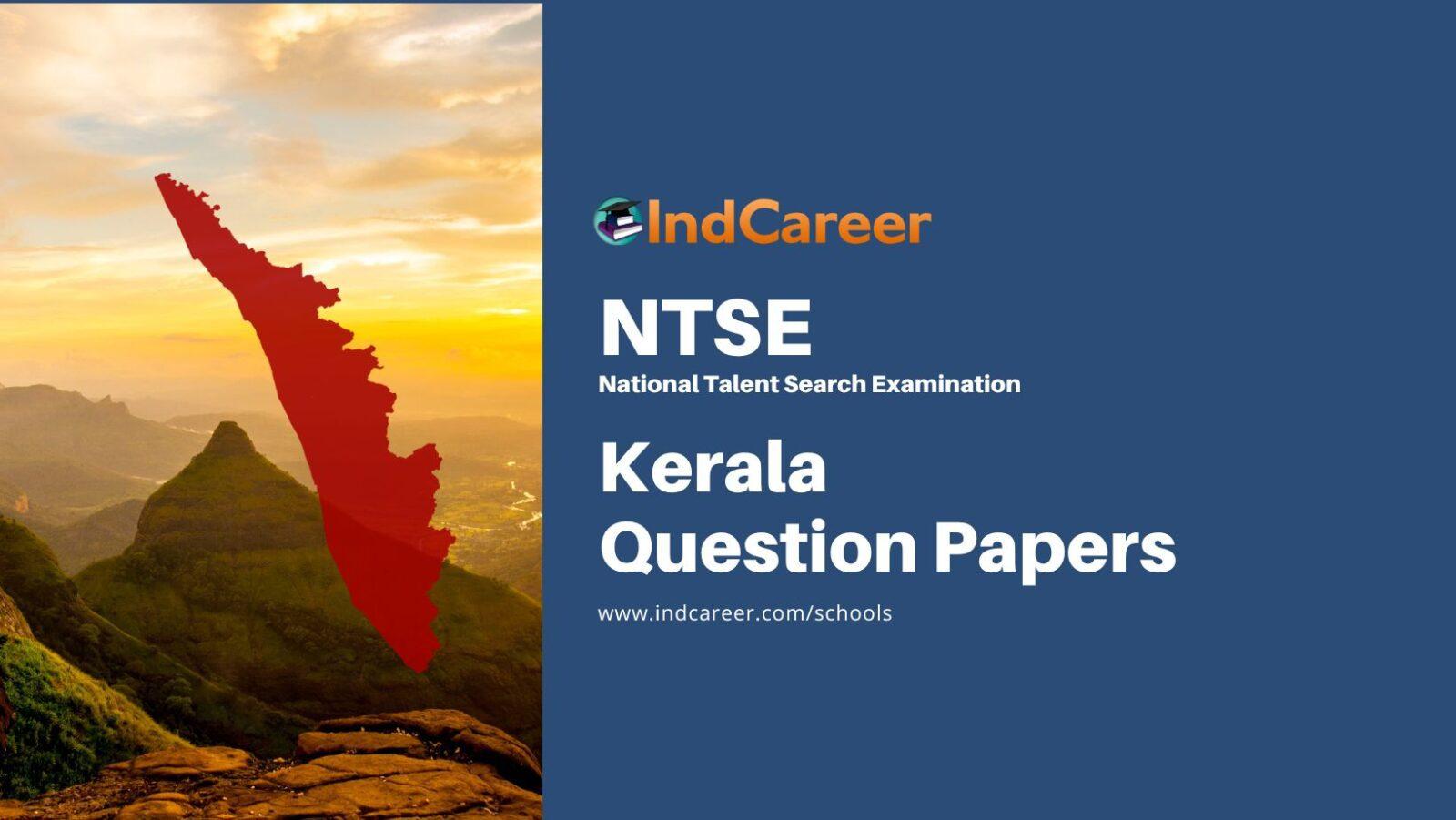 Kerala NTSE Question Papers