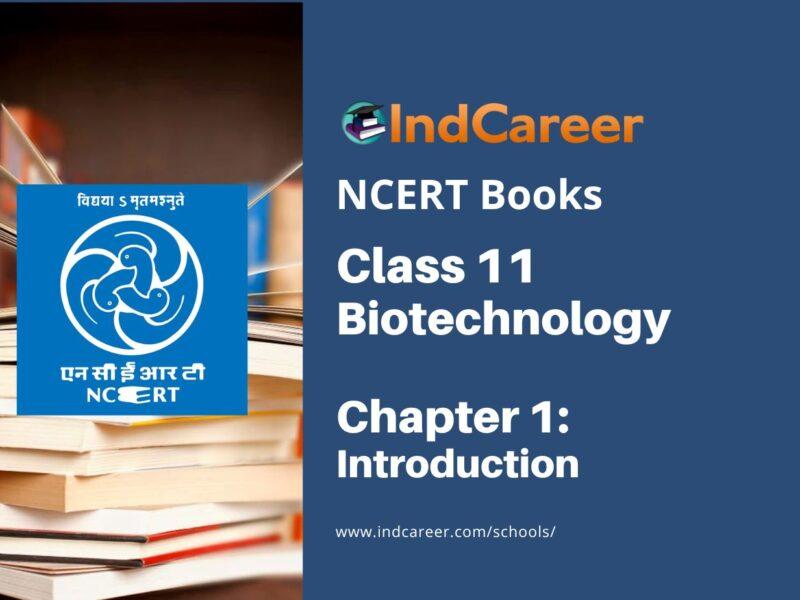 NCERT Book for Class 11 Biotechnology Chapter 1 Introduction