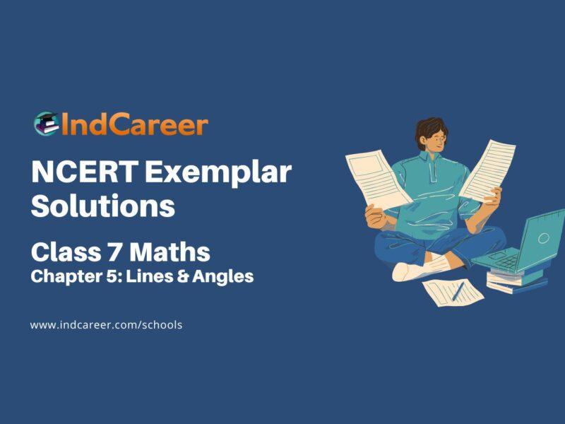 NCERT Exemplar Class 7 Maths Chapter 5: Lines & Angles