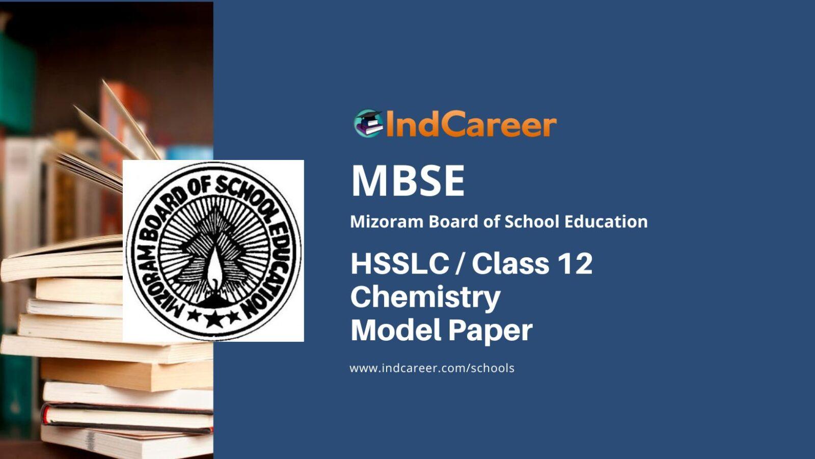 MBSE HSSLC Chemistry Sample Paper