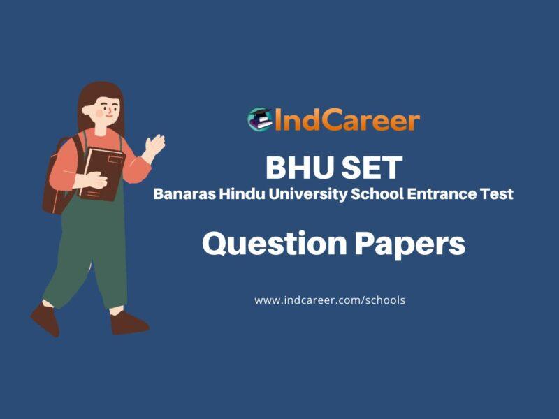 BHU SET Question Papers