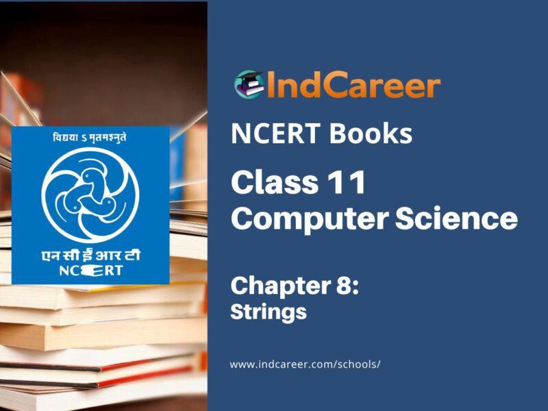 NCERT Book for Class 11 Computer Science Chapter 8 Strings