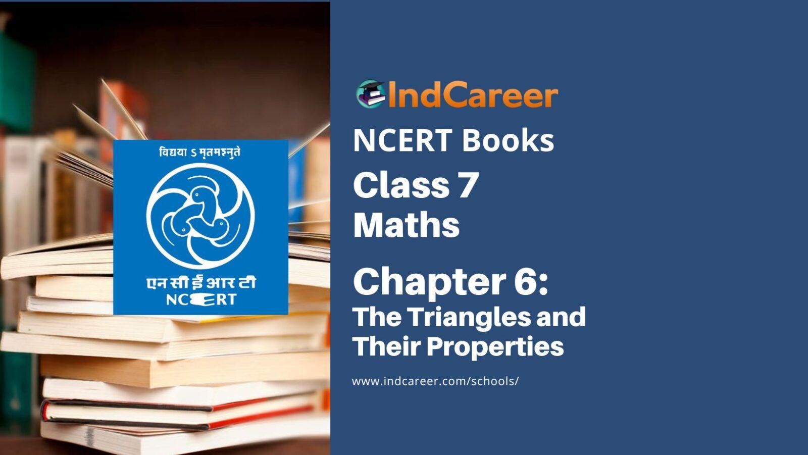 NCERT Book for Class 7 Maths: Chapter 6-The Triangles and Their Properties