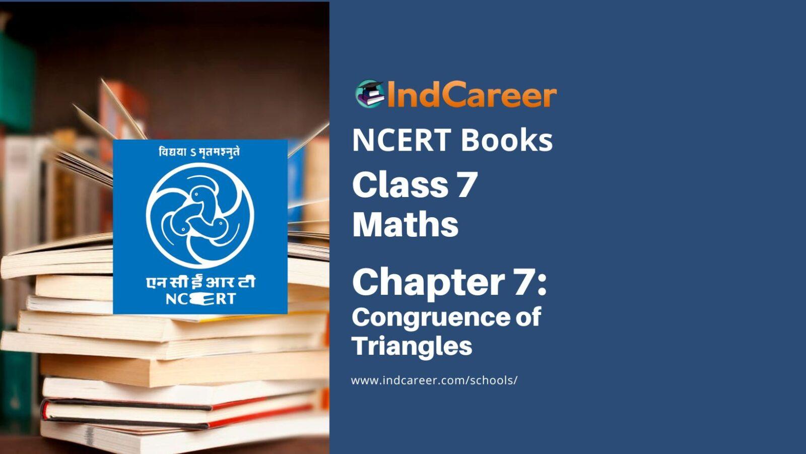 NCERT Book for Class 7 Maths: Chapter 7-Congruence of Triangles