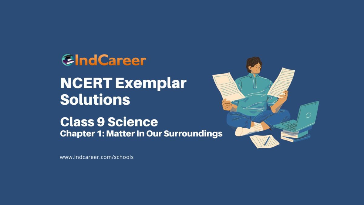 NCERT Exemplar Class 9 Science Chapter 1: Matter In Our Surroundings