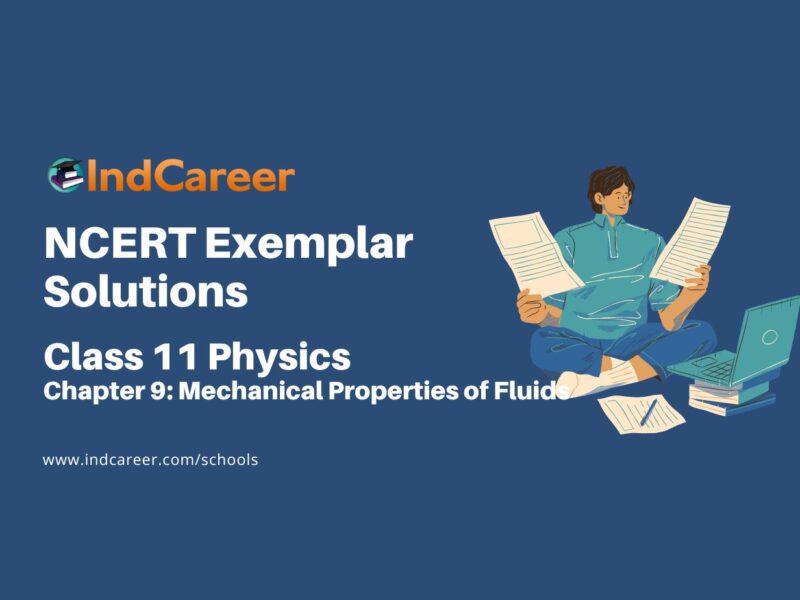 NCERT Exemplar Class 11 Physics Chapter 9: Mechanical Properties of Fluids