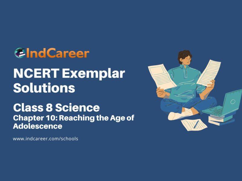 NCERT Exemplar Class 8 Science Chapter 10: Reaching the Age of Adolescence