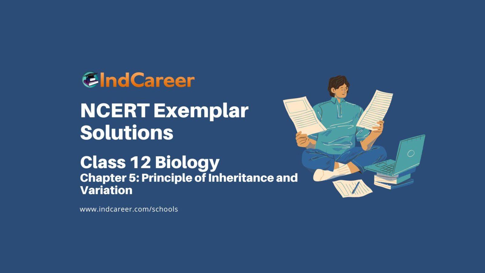 NCERT Exemplar Class 12 Biology Chapter 5: Principle of Inheritance and Variation