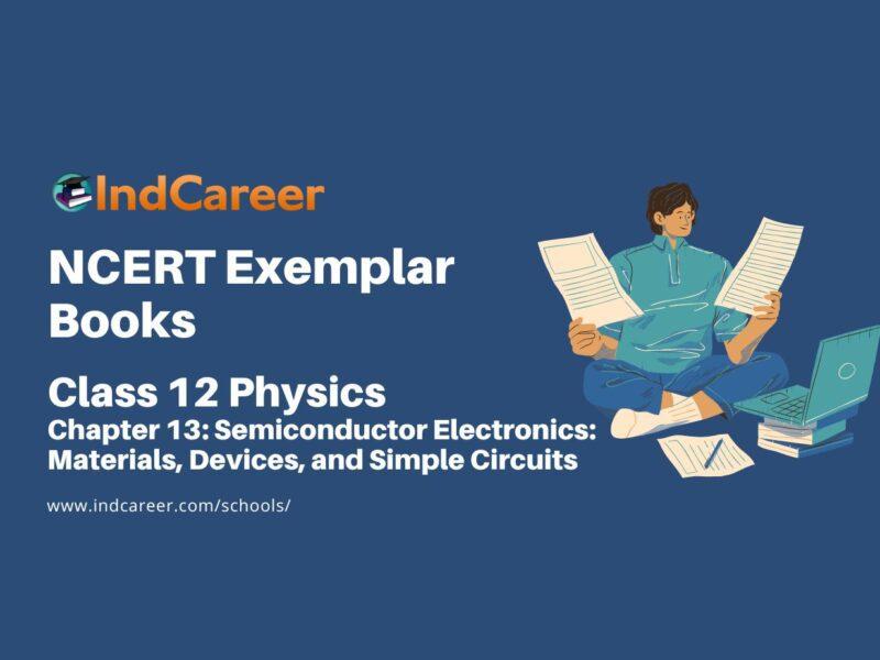 NCERT Exemplar Book for Class 12 Physics: Chapter 14 Semiconductor Electronics: Materials, Devices, and Simple Circuits