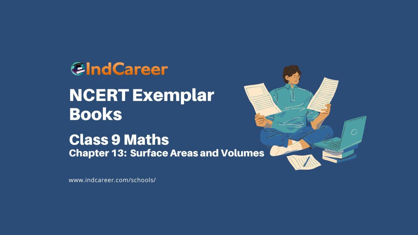 NCERT Exemplar Book for Class 9 Maths: Chapter 13 Surface Areas and Volumes