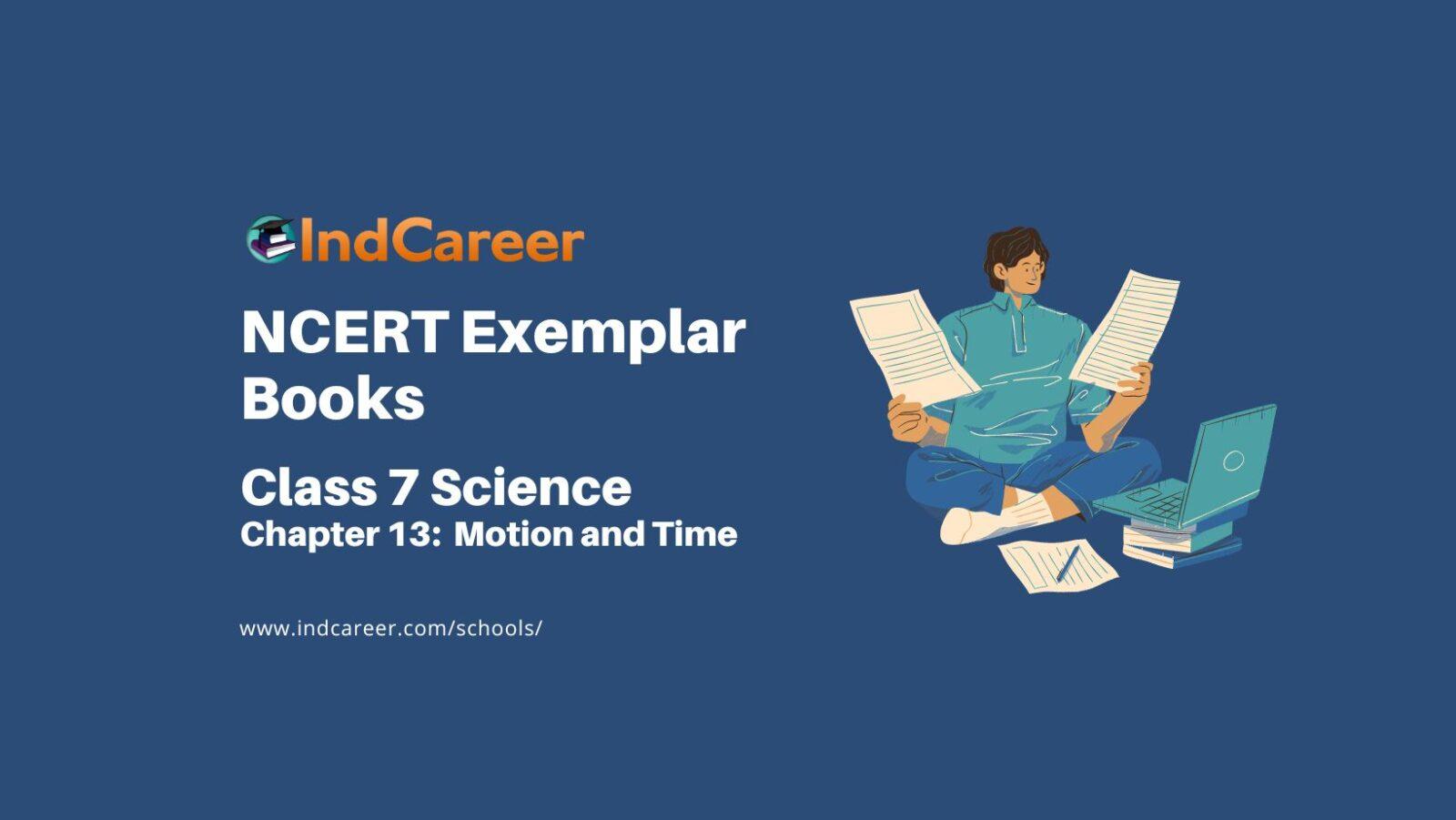 NCERT Exemplar Book for Class 7 Science: Chapter 13-Motion and Time