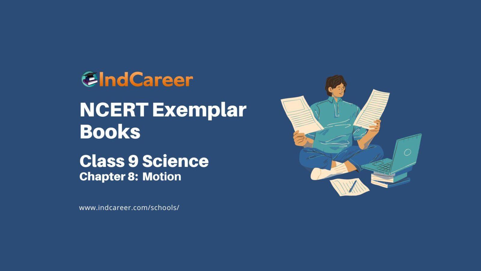 Ncert exemplar book for class 9 science chapter 8 motion