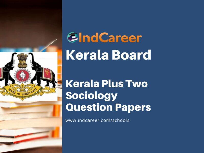 Kerala Plus Two Sociology Question Papers