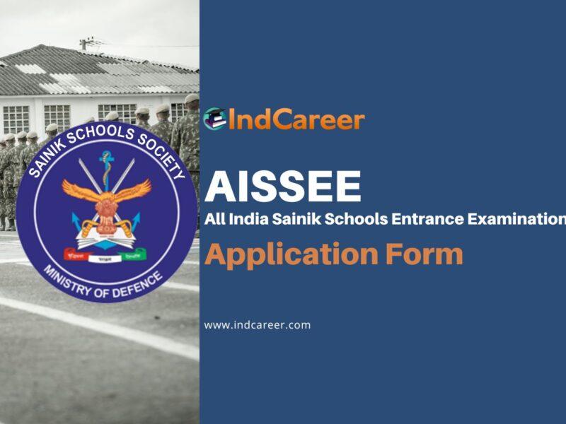 Sainik School Admission Application Form