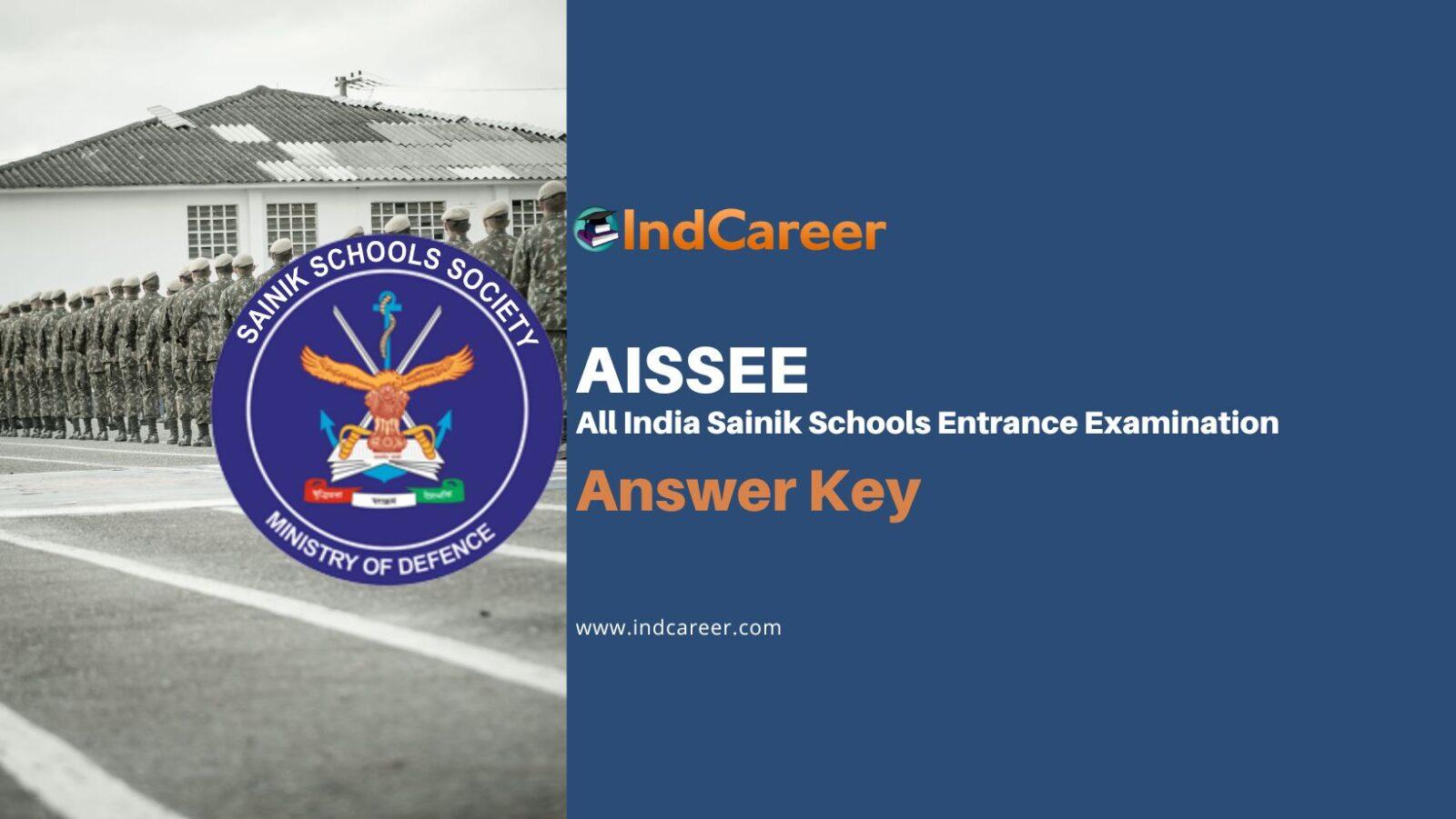 Sainik School (AISSEE) Answer Key