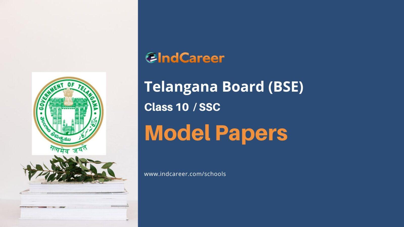 TS SSC Model Question Paper: Download BSE Telangana Class 10th Sample Papers
