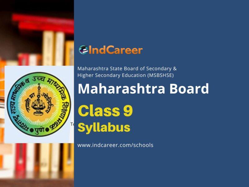 Maharashtra Board Class 9th Syllabus: MSBSHSE Syllabus PDFs