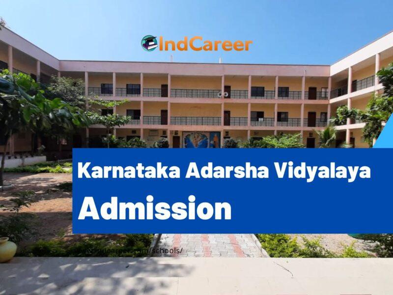 Karnataka Adarsha Vidyalaya Admission
