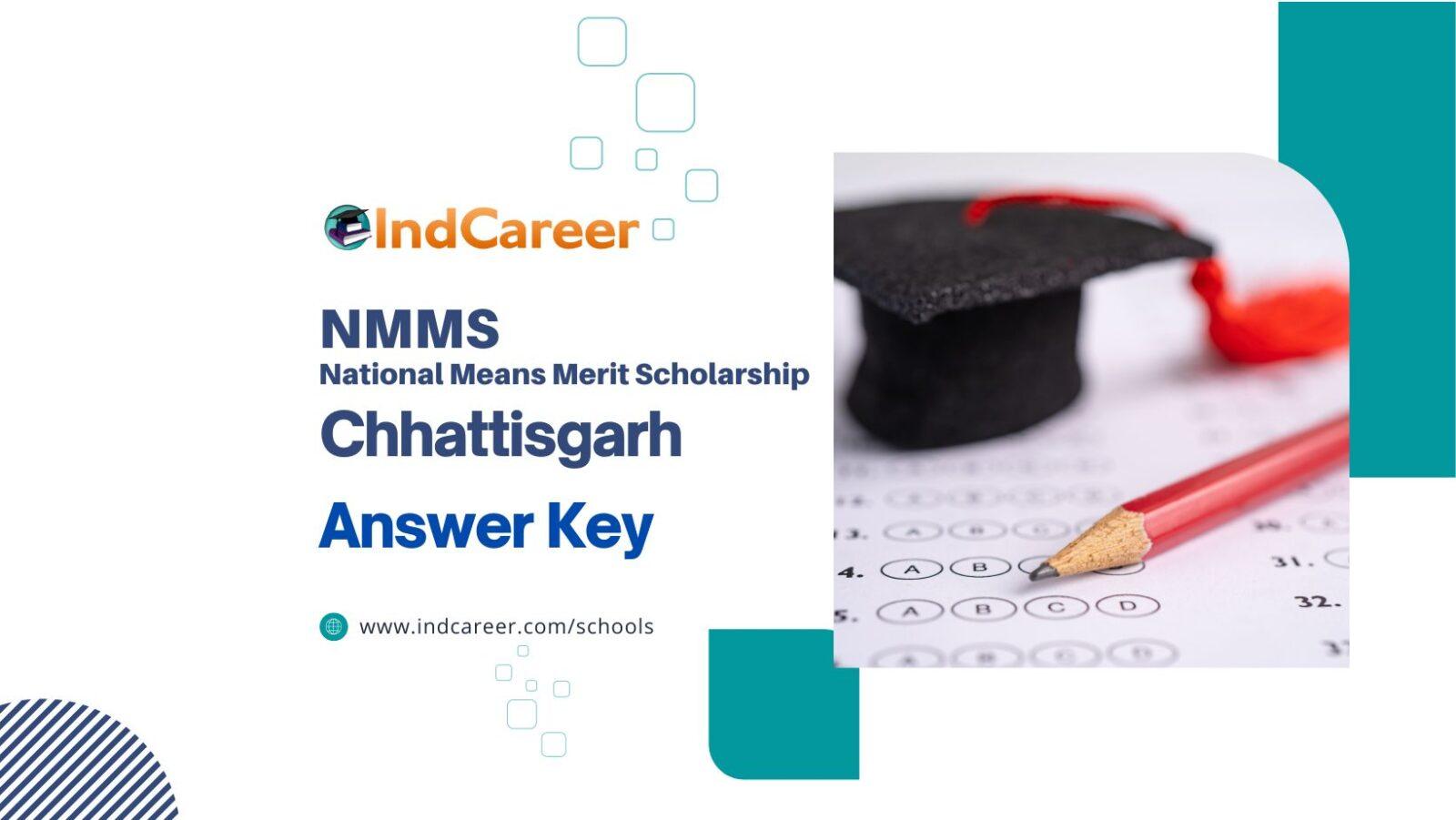Chhattisgarh NMMS Answer Key: PDF Download