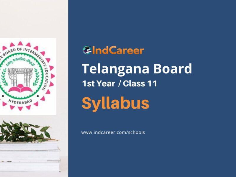 TS Inter 1st Year Syllabus