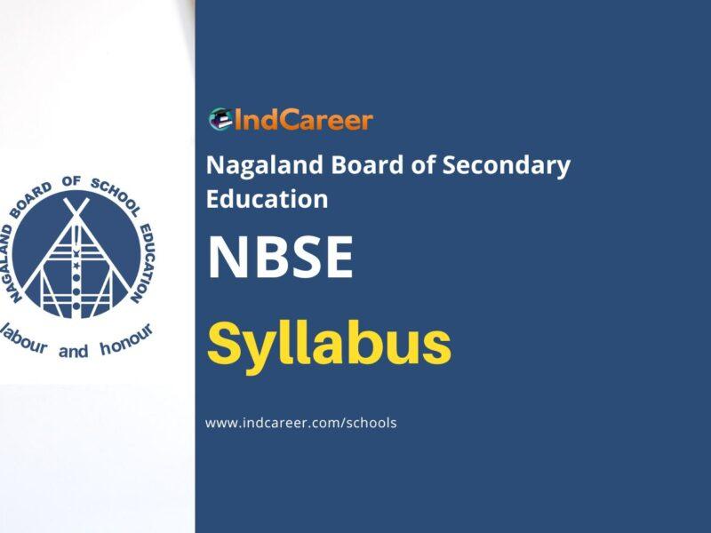 NBSE Syllabus: Nagaland Board Syllabus for All Classes