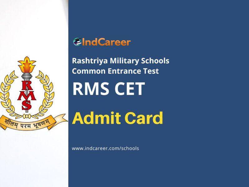 Rashtriya Military School Admit Card