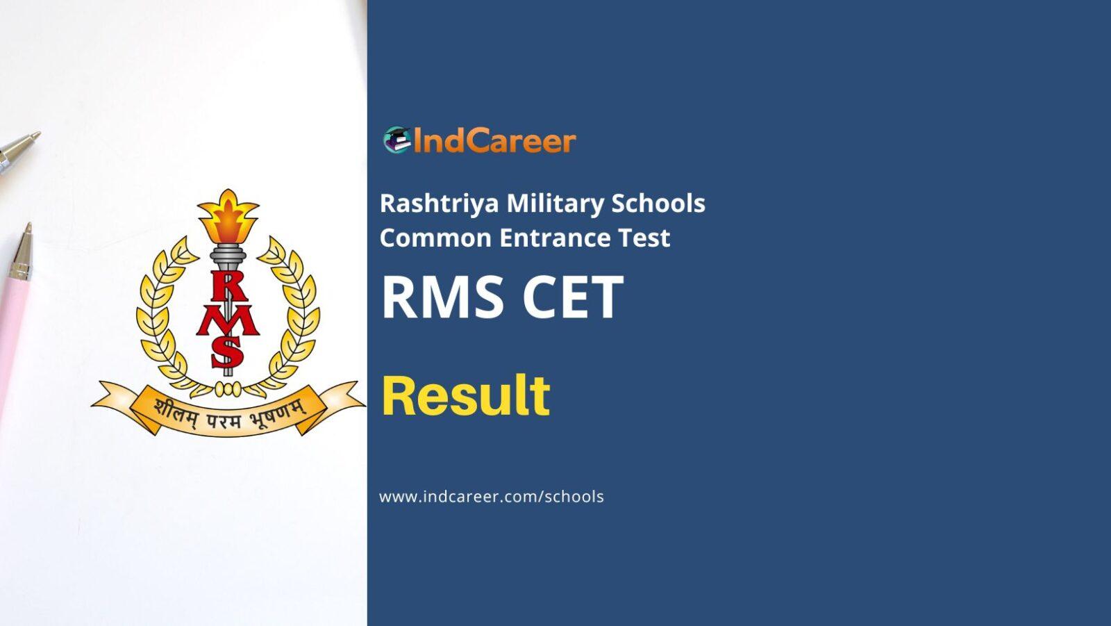 Rashtriya Military School Result