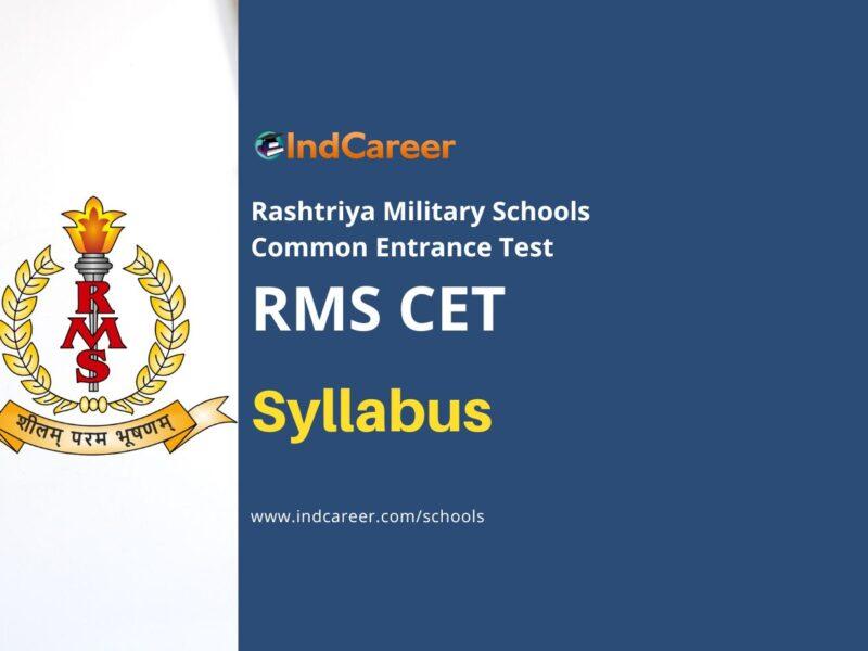 RMS CET Syllabus