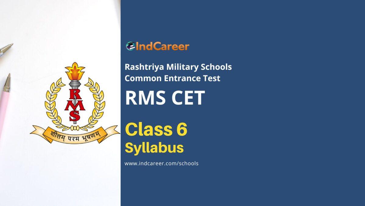 RMS CET Class 6 Syllabus