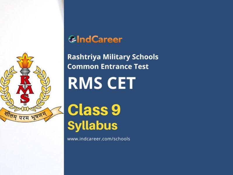 RMS CET Class 9 Syllabus