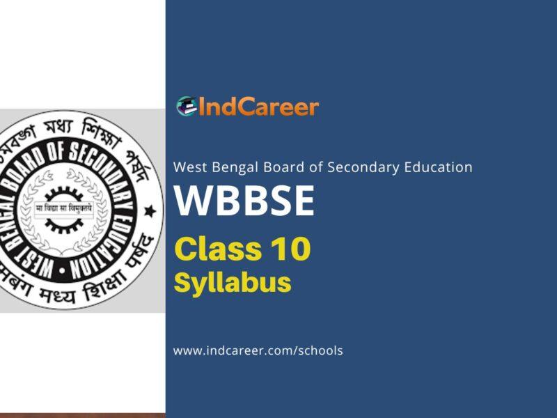West Bengal Board Madhyamik Syllabus: WBBSE Class 10 Syllabus