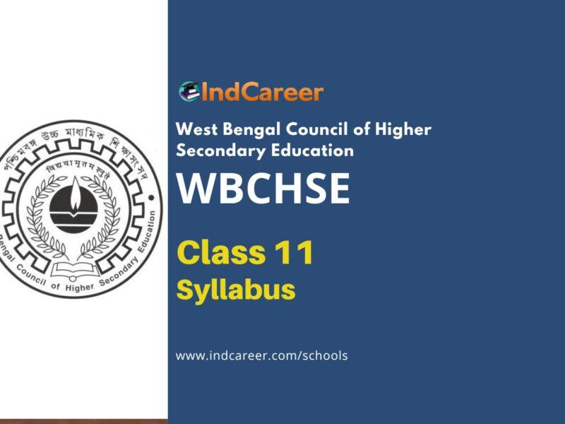West Bengal Board Class 11 Syllabus: WBCHSE Class 11 Syllabus