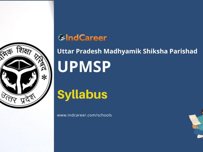 UP Board Syllabus: Download UPMSP Syllabus for All Classes