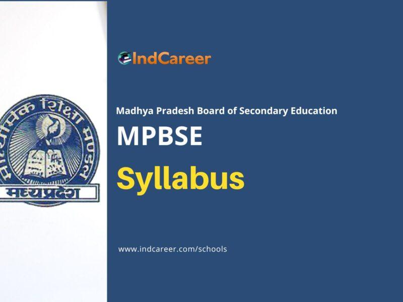 MP Board Syllabus: MPBSE Syllabus for All Classes